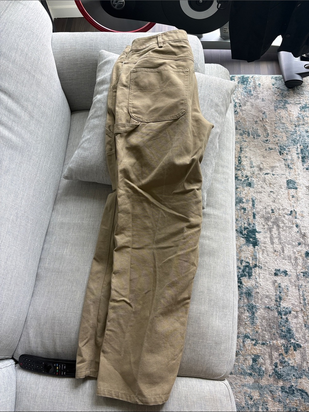 Men's Tan Workwear Pants - Classic Straight Fit Nike Skate